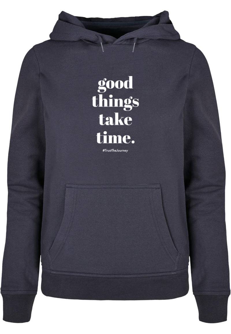 Merchcode Kapuzenpullover "Merchcode Damen Ladies Good Things Take Time Basic Hoody", (1 tlg.) von Merchcode