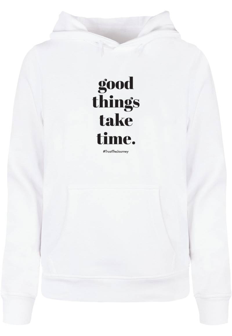 Merchcode Kapuzenpullover "Merchcode Damen Ladies Good Things Take Time Basic Hoody", (1 tlg.) von Merchcode