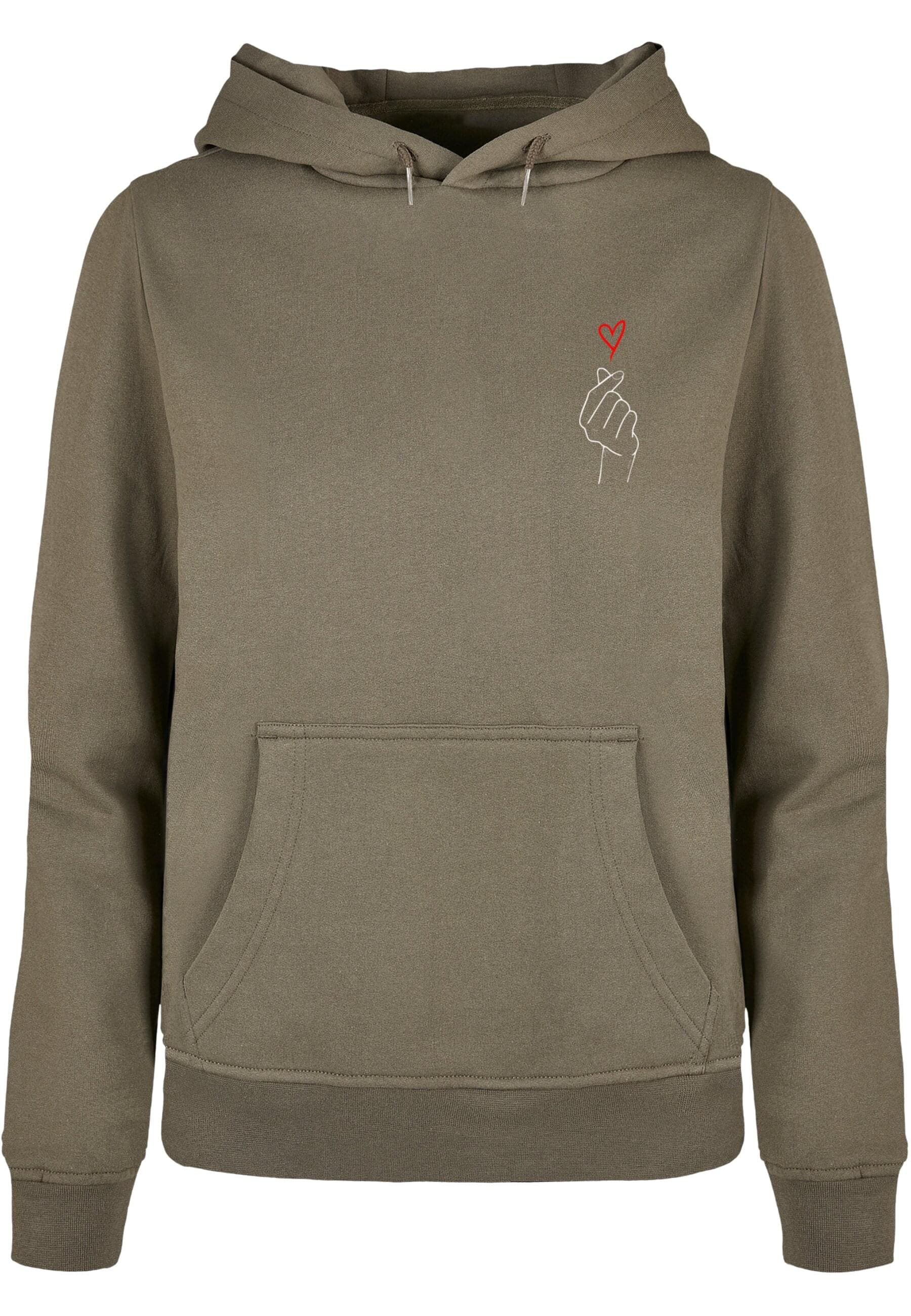 Merchcode Kapuzenpullover "Merchcode Damen Ladies K Heart Basic Hoody", (1 tlg.) Merchcode Kapuzenpullover "Merchcode Damen Ladies K Heart Basic Hoody", (1 tlg.) von Merchcode