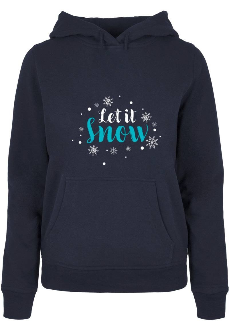 Merchcode Kapuzenpullover "Merchcode Damen Ladies Let it snow Basic Hoody", (1 tlg.) von Merchcode