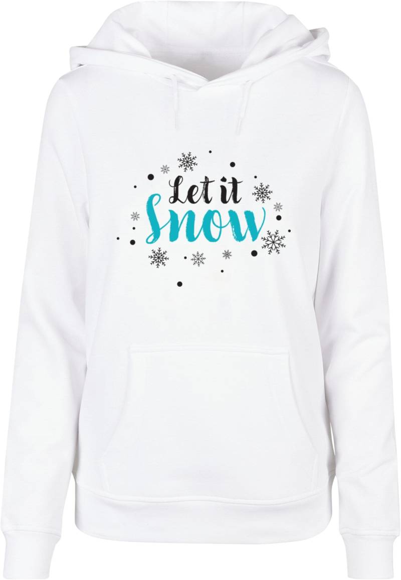 Merchcode Kapuzenpullover "Merchcode Damen Ladies Let it snow Basic Hoody", (1 tlg.) von Merchcode