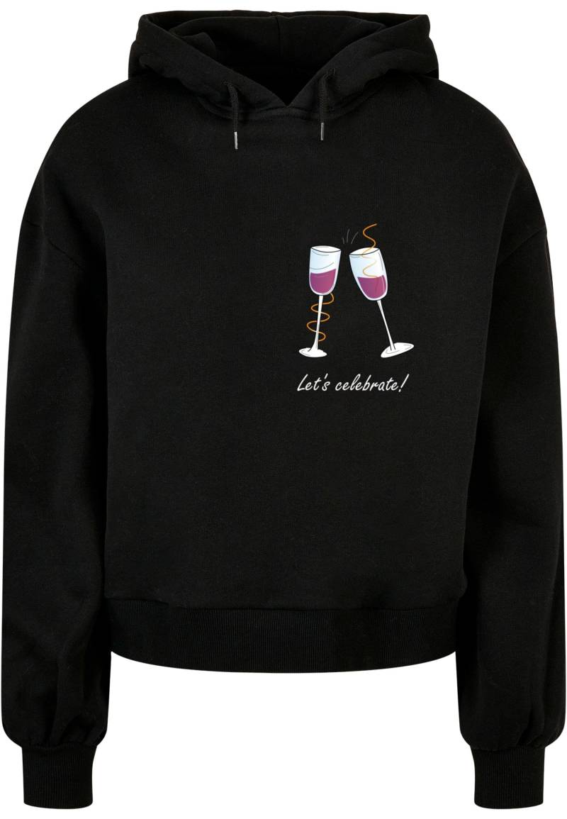 Merchcode Kapuzenpullover "Merchcode Damen Ladies Let´s celebrate Organic Oversized Hoody", (1 tlg.) von Merchcode