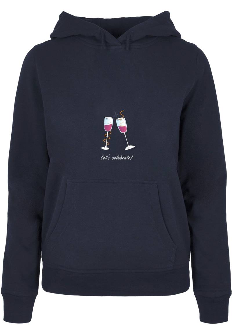 Merchcode Kapuzenpullover "Merchcode Damen Ladies Lets celebrate Basic Hoody", (1 tlg.) von Merchcode