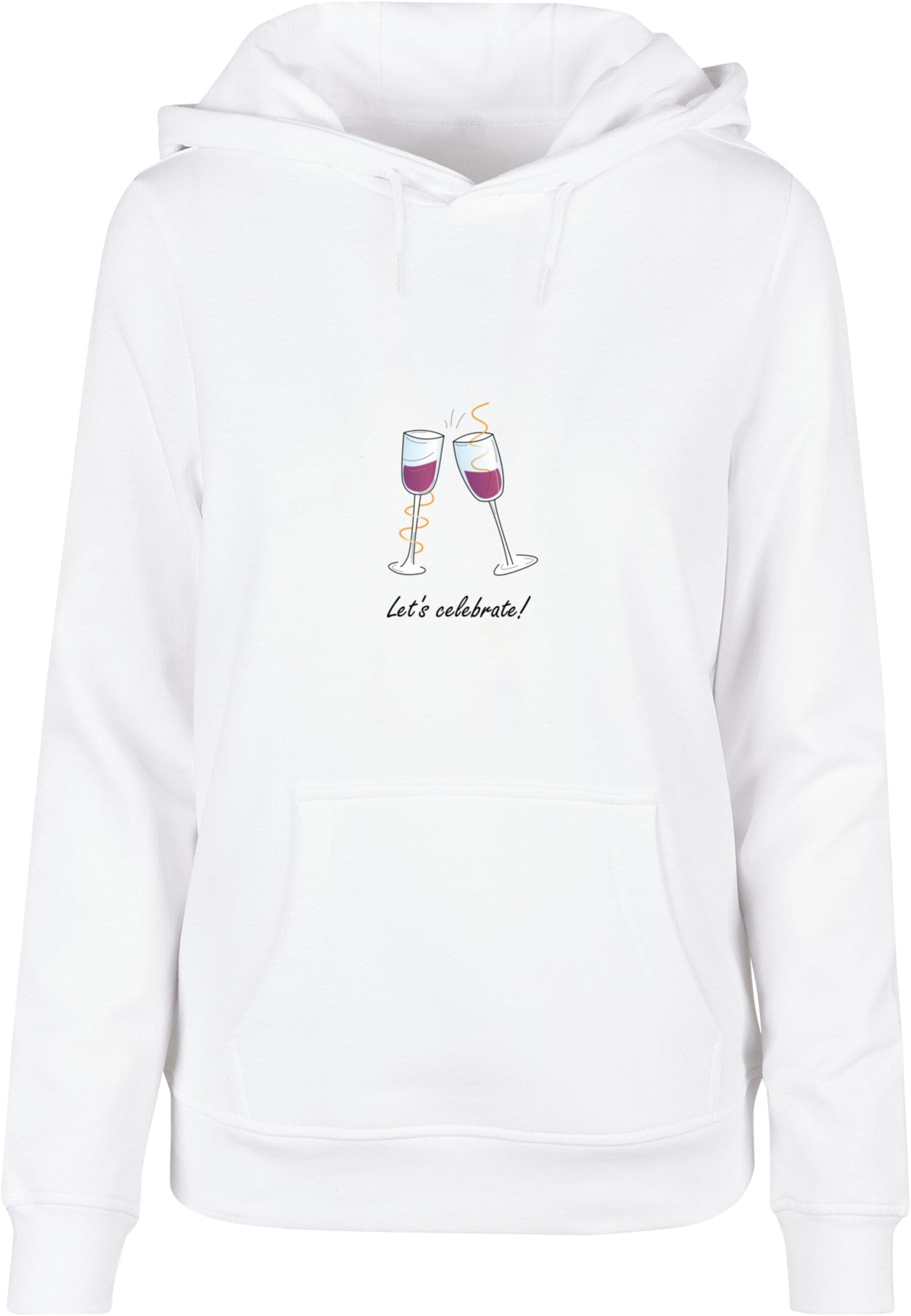 Merchcode Kapuzenpullover "Merchcode Damen Ladies Lets celebrate Basic Hoody", (1 tlg.) Merchcode Kapuzenpullover "Merchcode Damen Ladies Lets celebrate Basic Hoody", (1 tlg.) von Merchcode