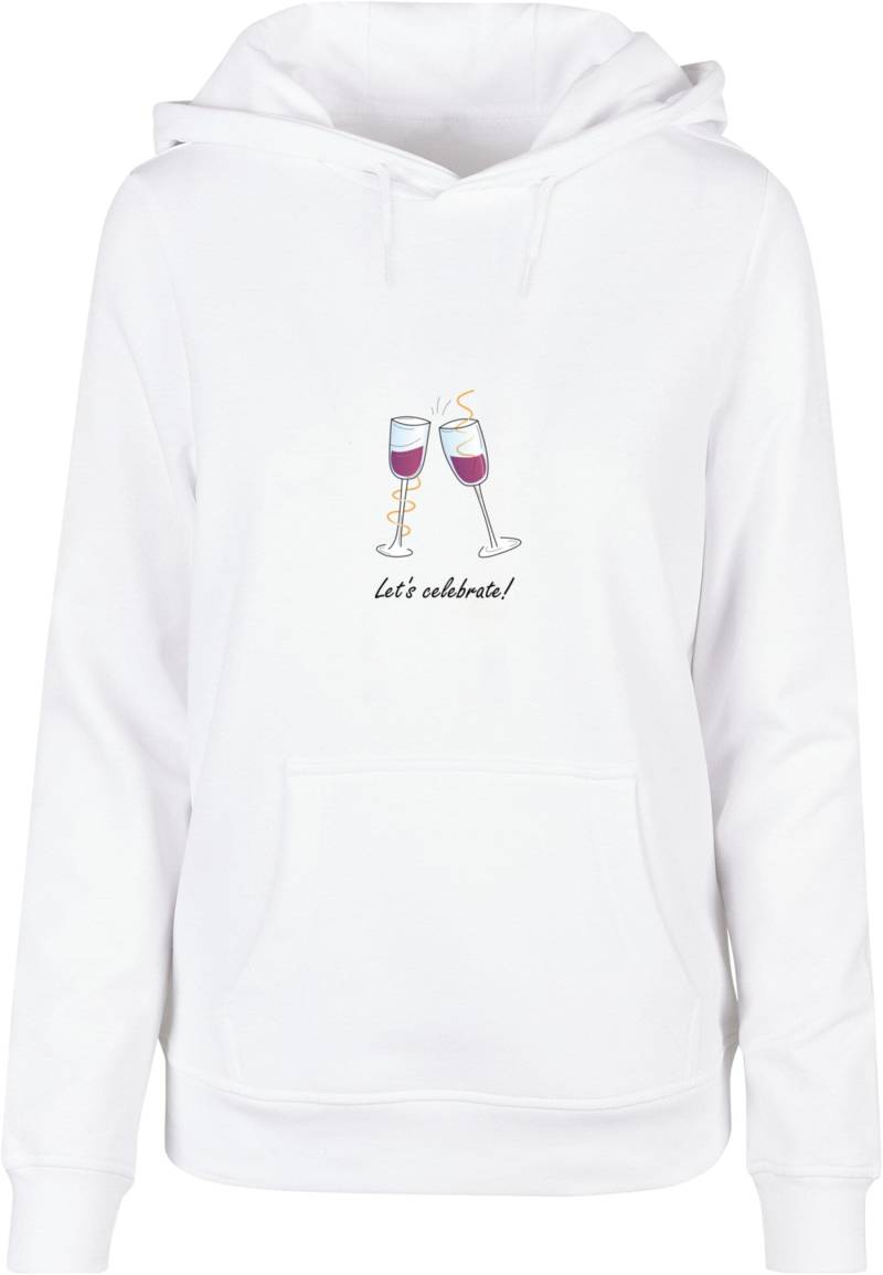 Merchcode Kapuzenpullover "Merchcode Damen Ladies Lets celebrate Basic Hoody", (1 tlg.) von Merchcode