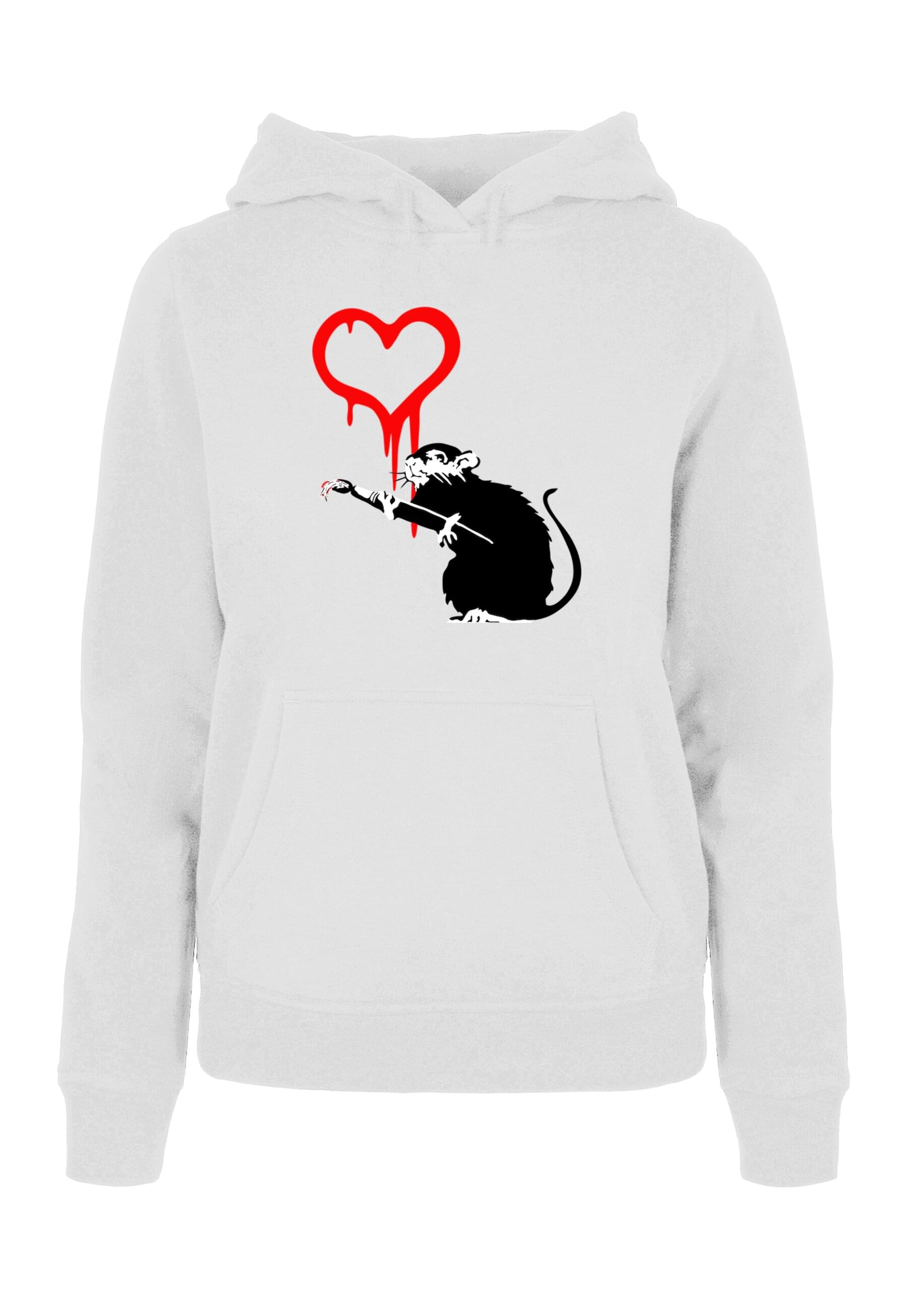 Merchcode Kapuzenpullover "Merchcode Damen Ladies Love Rat Hoody", (1 tlg.) Merchcode Kapuzenpullover "Merchcode Damen Ladies Love Rat Hoody", (1 tlg.) von Merchcode