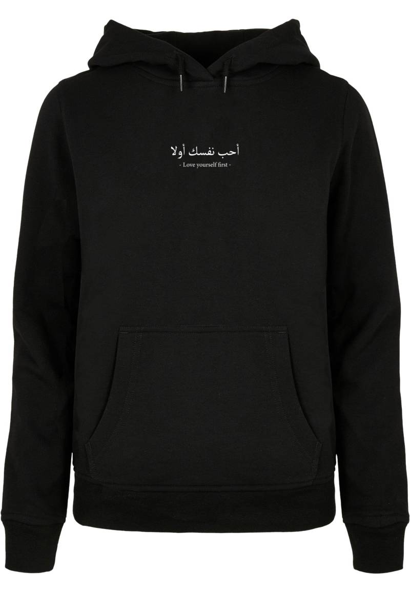 Merchcode Kapuzenpullover "Merchcode Damen Ladies Love Yourself First Basic Hoody", (1 tlg.) von Merchcode