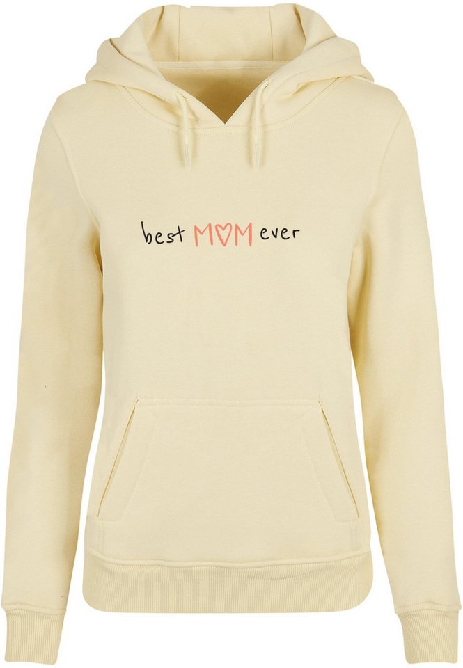 Merchcode Kapuzenpullover Merchcode Damen Ladies Mothers Day - Best mom ever Heavy Hoody (1-tlg) von Merchcode