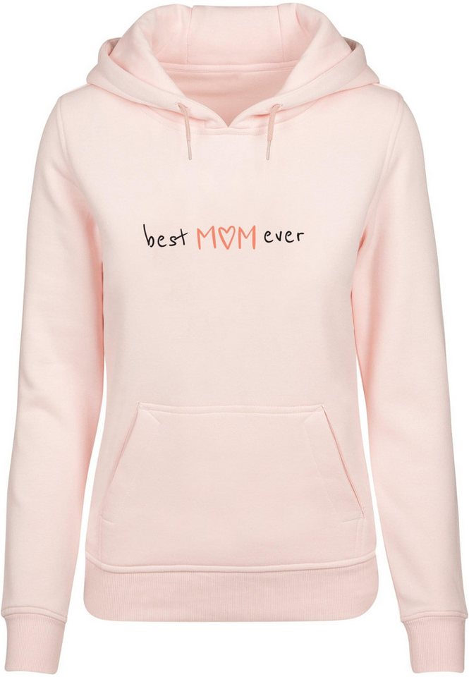 Merchcode Kapuzenpullover Merchcode Damen Ladies Mothers Day - Best mom ever Heavy Hoody (1-tlg) von Merchcode