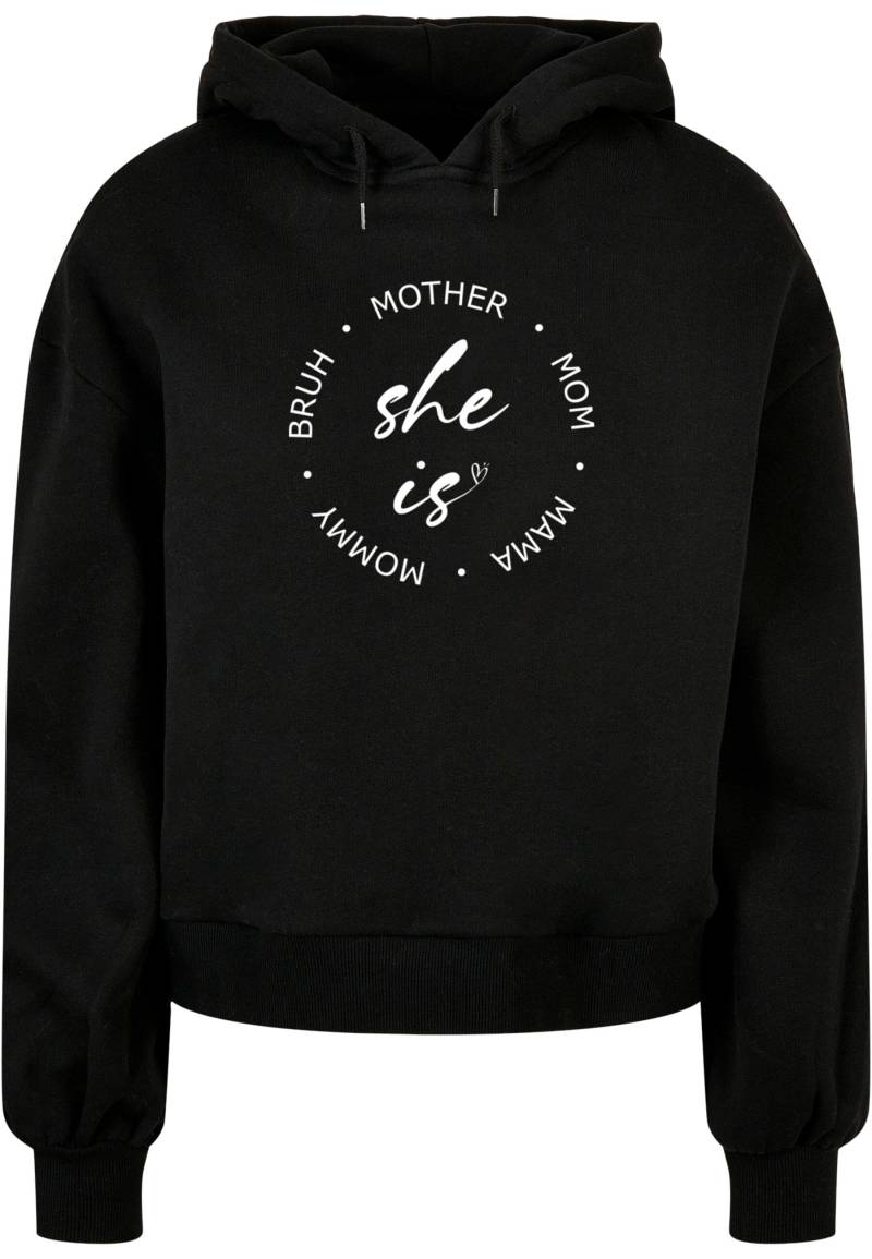 Merchcode Kapuzenpullover "Merchcode Damen Ladies Mothers Day - She is Oversized Hoody", (1 tlg.) von Merchcode