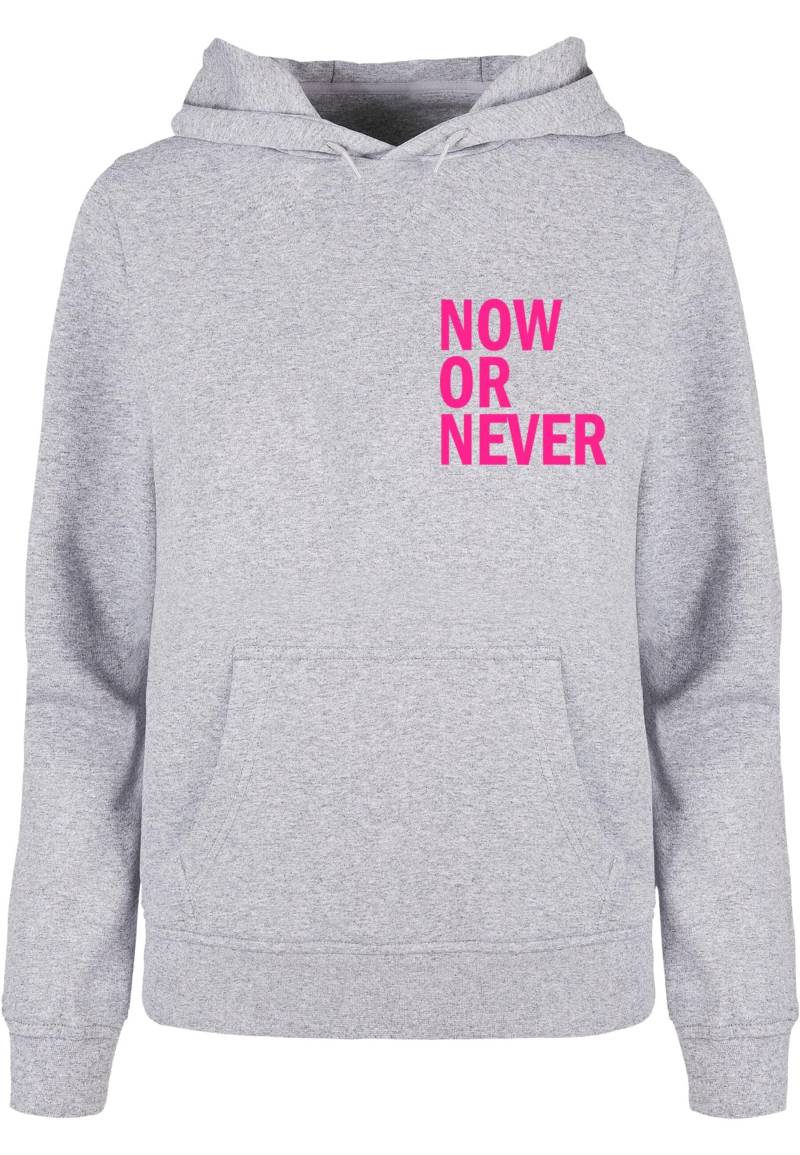 Merchcode Kapuzenpullover "Merchcode Damen Ladies Now Or Never Basic Hoody", (1 tlg.) von Merchcode