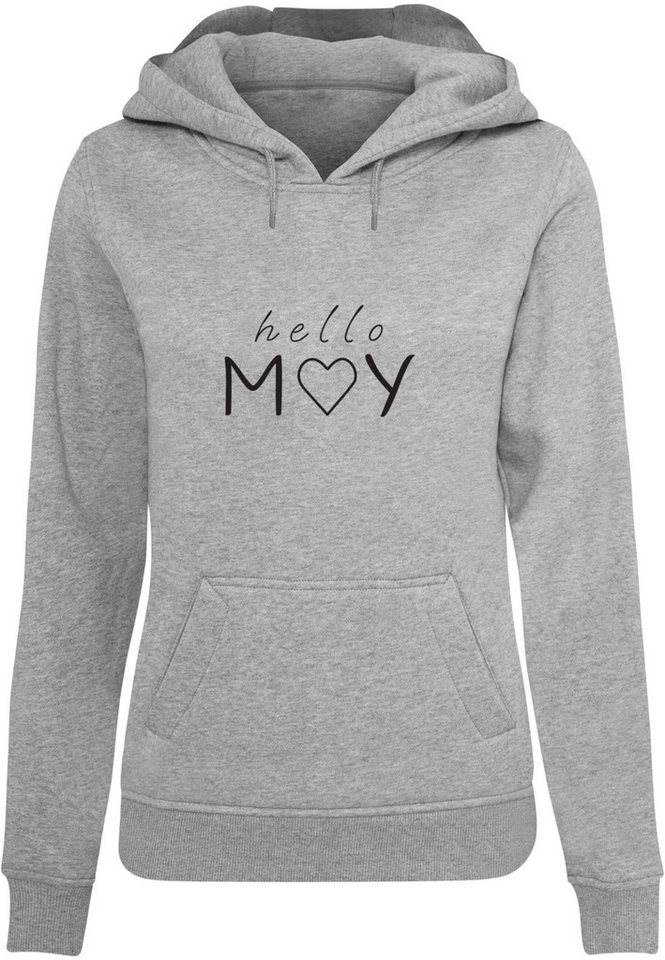 Merchcode Kapuzenpullover Merchcode Damen Ladies Spring - Hello may Heavy Hoody (1-tlg) von Merchcode