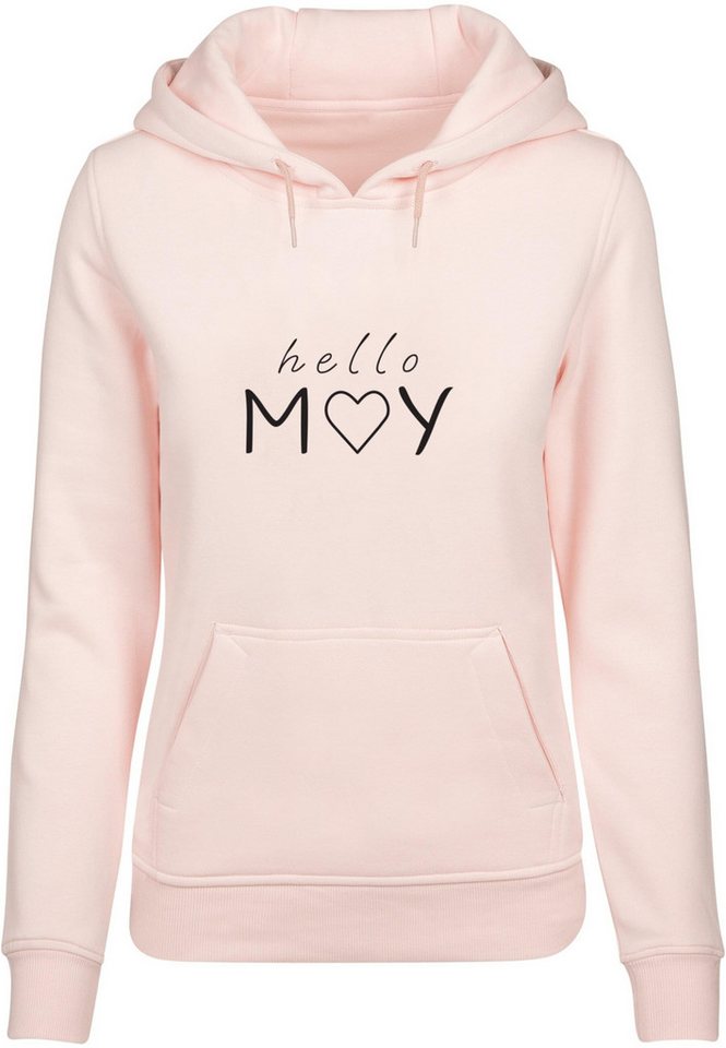 Merchcode Kapuzenpullover Merchcode Damen Ladies Spring - Hello may Heavy Hoody (1-tlg) von Merchcode