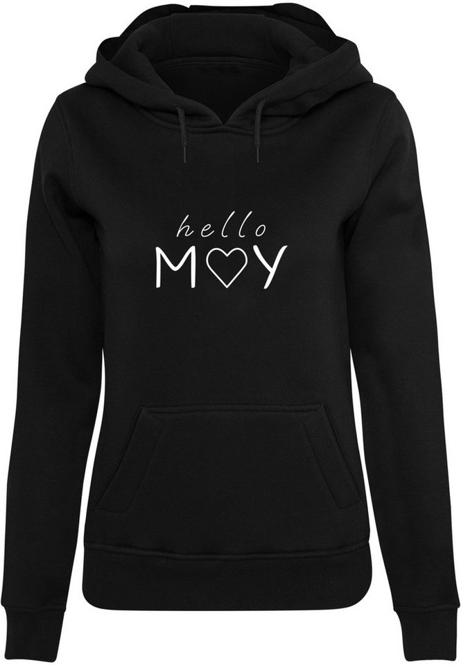 Merchcode Kapuzenpullover Merchcode Damen Ladies Spring - Hello may Heavy Hoody (1-tlg) von Merchcode