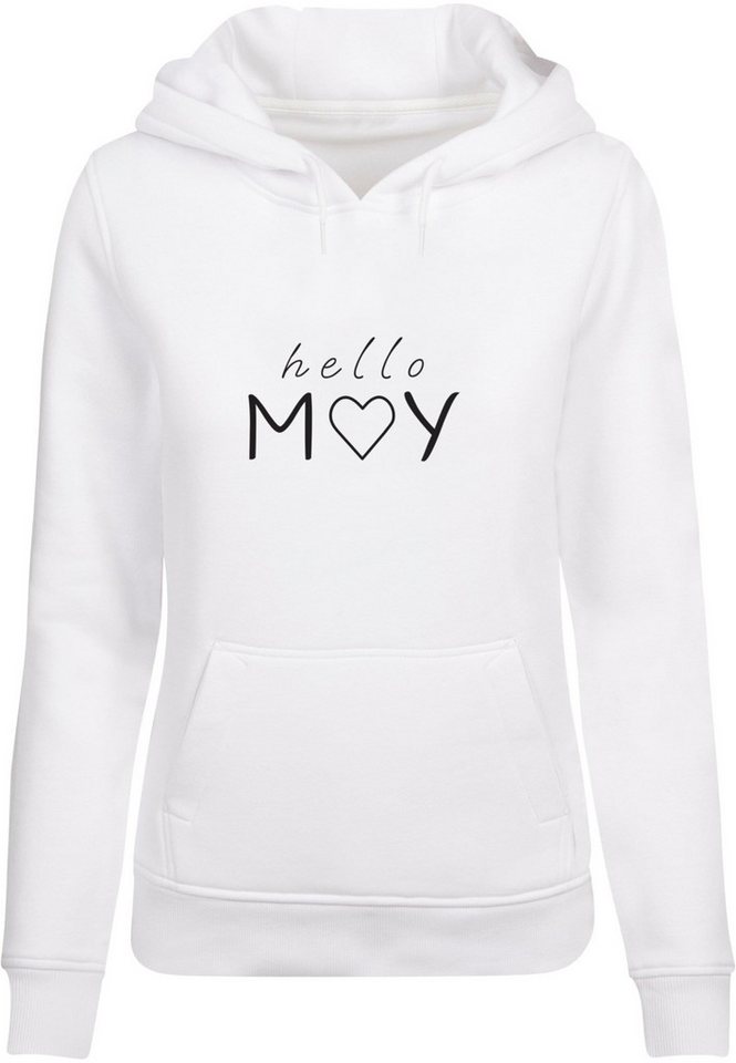 Merchcode Kapuzenpullover Merchcode Damen Ladies Spring - Hello may Heavy Hoody (1-tlg) von Merchcode