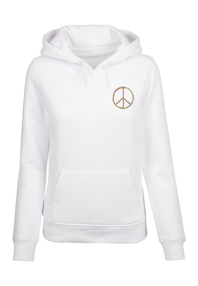 Merchcode Kapuzenpullover Merchcode Damen Peace_Multicolor with Ladies Heavy Hoody (1-tlg) von Merchcode