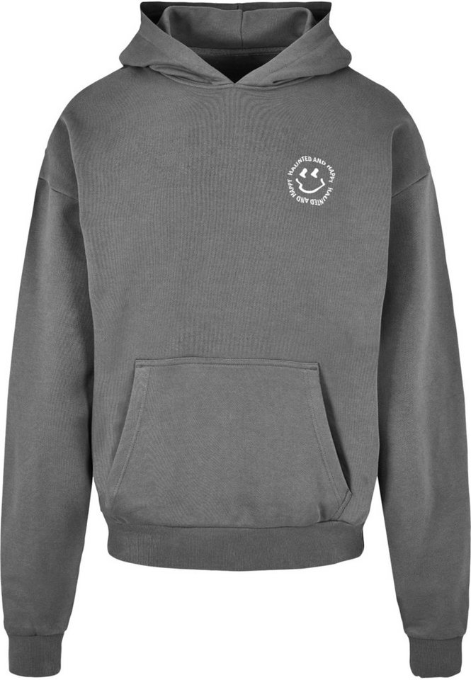 Merchcode Kapuzenpullover Merchcode Halloween - Haunted and Happy Hoody (1-tlg) von Merchcode