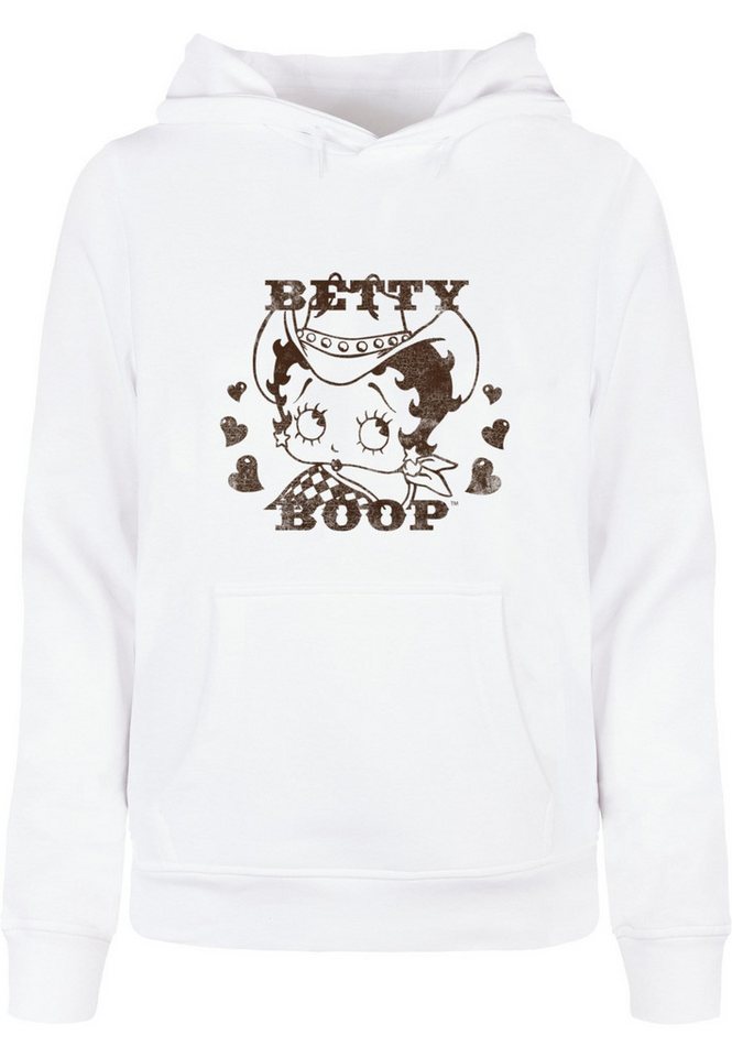 Merchcode Kapuzenpullover Merchcode Ladies Betty Boop - Cowgirl Basic Hoody (1-tlg) von Merchcode