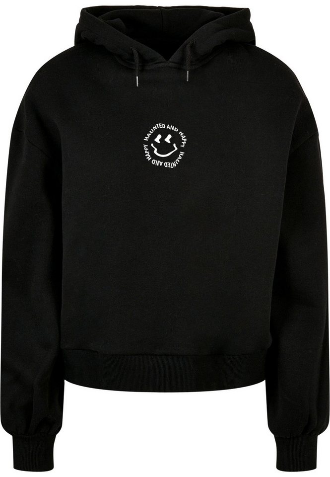 Merchcode Kapuzenpullover Merchcode Ladies Halloween - Haunted and Happy Hoody (1-tlg) von Merchcode