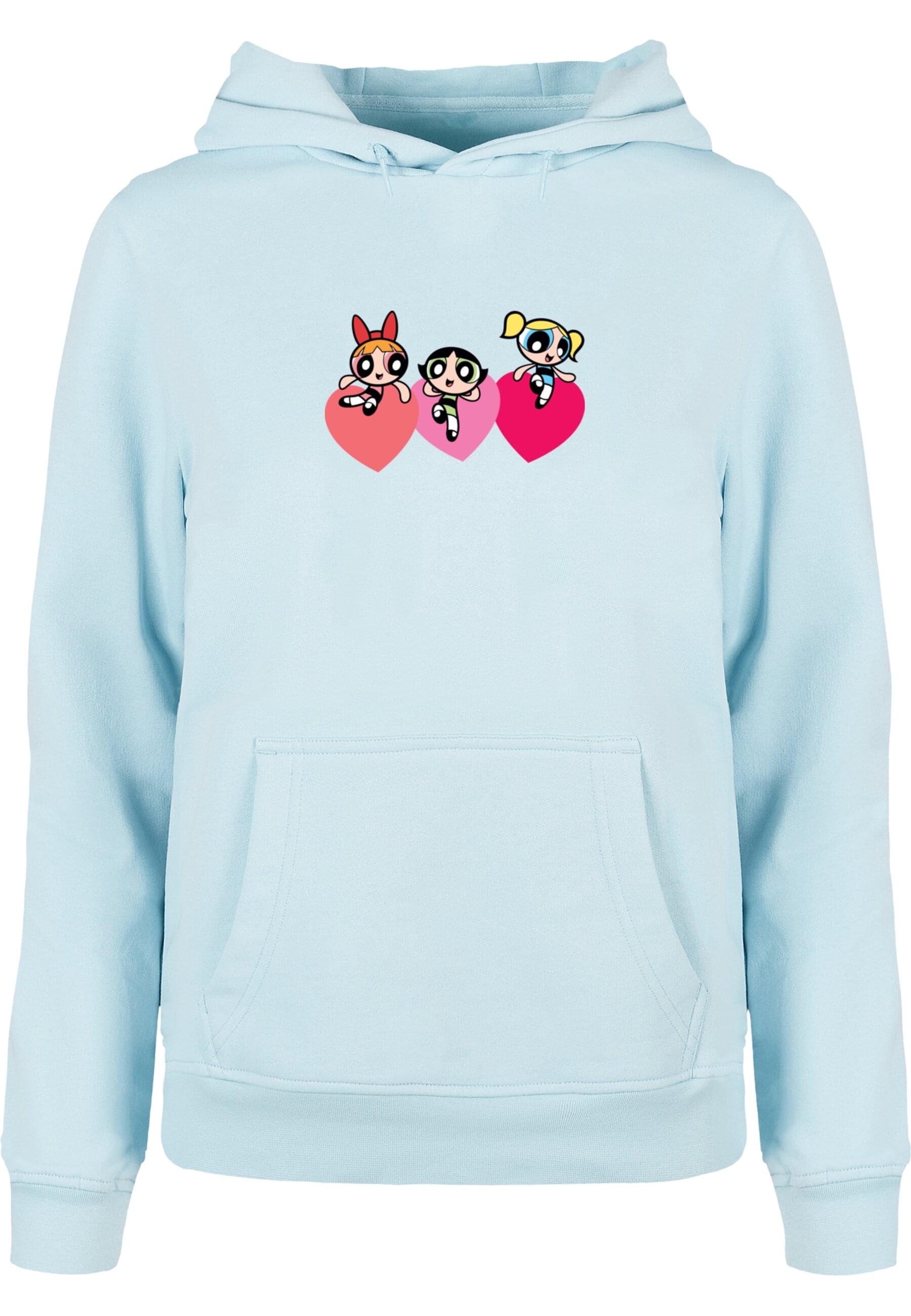 Merchcode Kapuzenpullover "Merchcode Ladies The Powerpuff Girls - Triple Heart Basic Hoody", (1 tlg.) von Merchcode