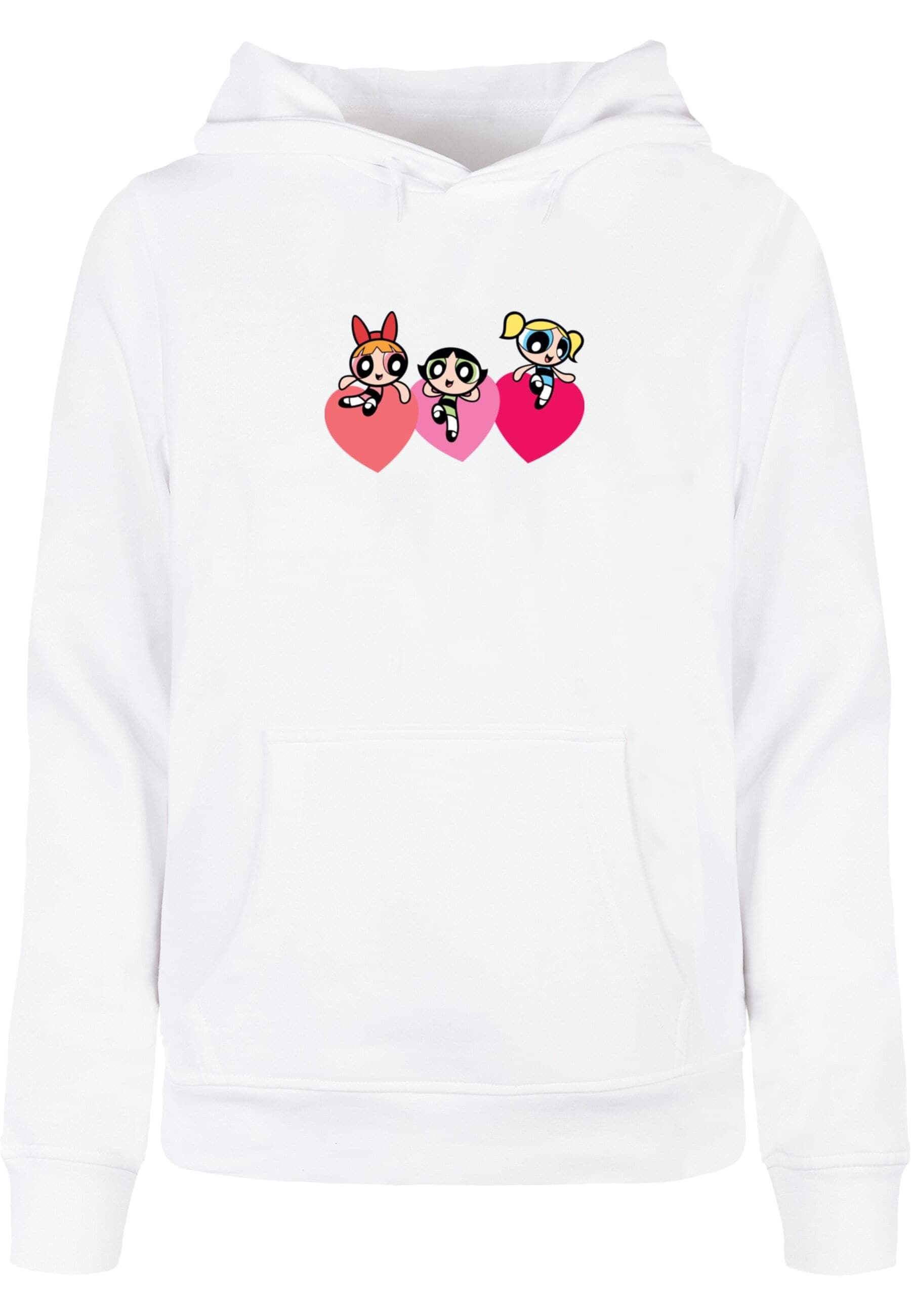 Merchcode Kapuzenpullover "Merchcode Ladies The Powerpuff Girls - Triple Heart Basic Hoody", (1 tlg.) von Merchcode