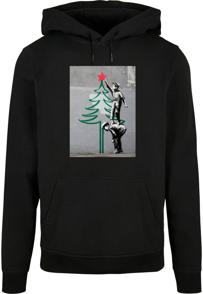 Merchcode Kapuzensweatshirt Merchcode Banksy - Christmas Tree Basic Hoody (1-tlg) von Merchcode