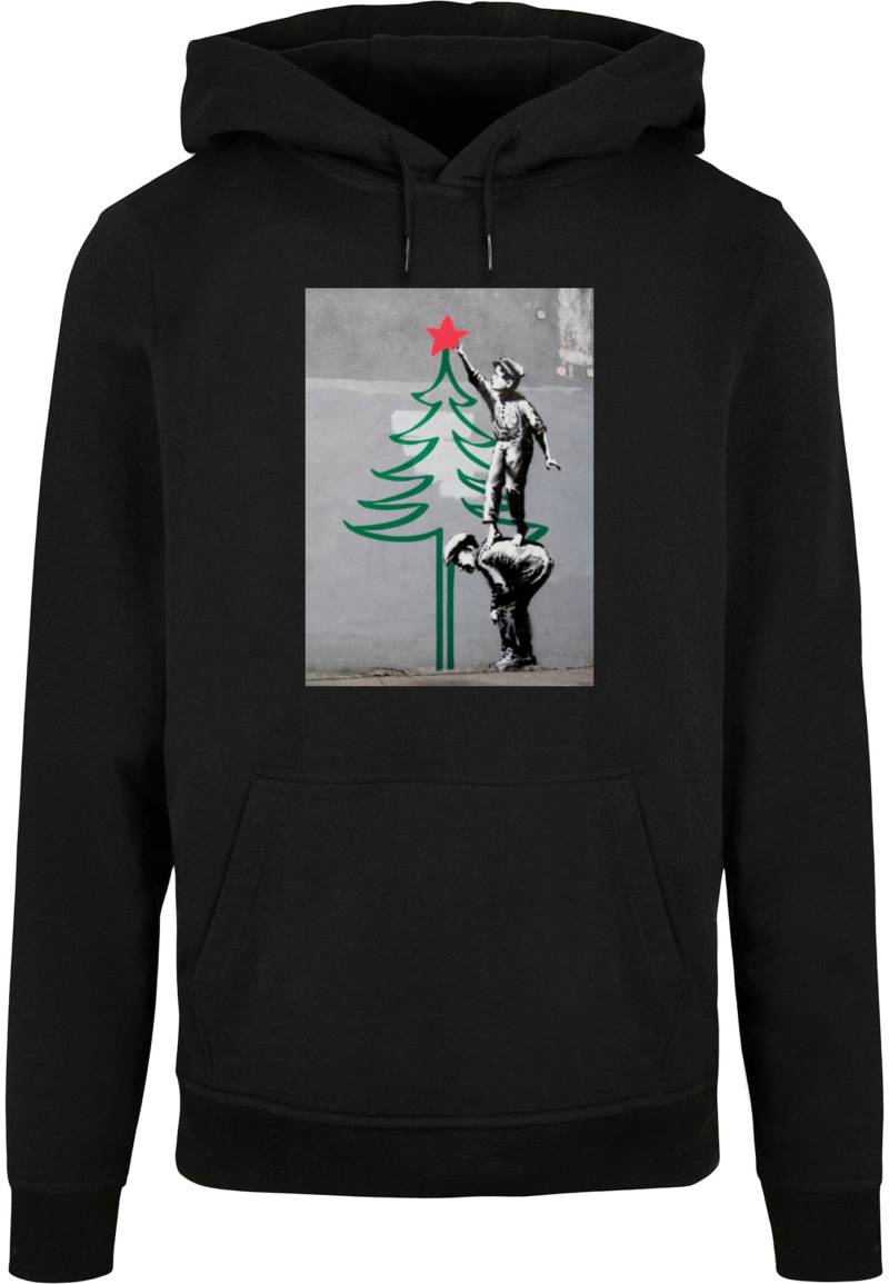 Merchcode Kapuzensweatshirt "Merchcode Banksy - Christmas Tree Basic Hoody" 1 Stk. tlg. von Merchcode