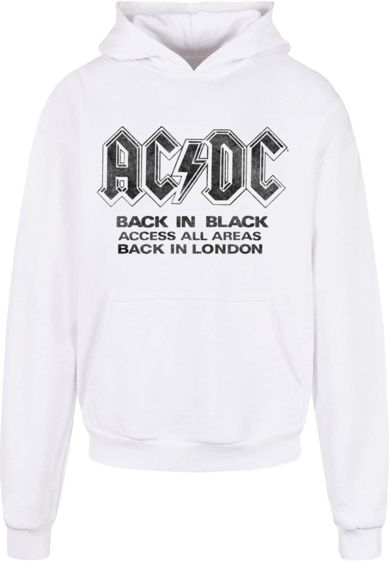 Merchcode Kapuzensweatshirt "Merchcode Herren ACDC - Back In Black Ultra Heavy Hoody" 1 Stk. tlg. von Merchcode