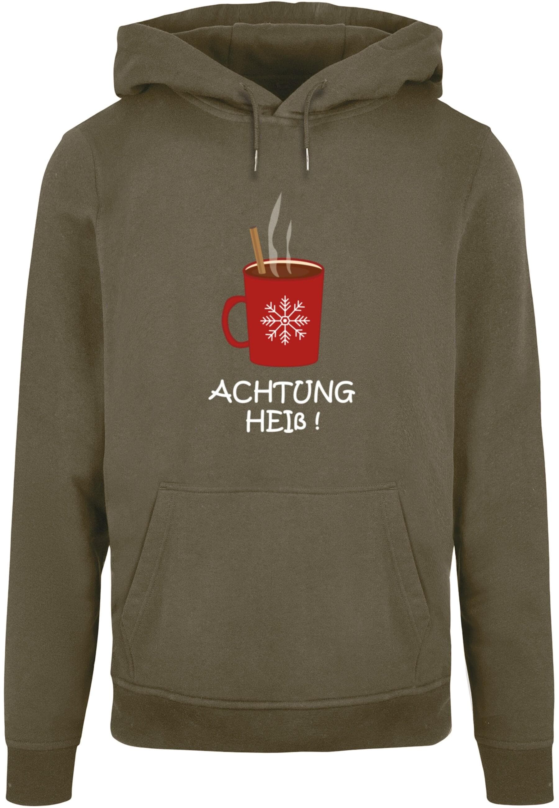 Merchcode Kapuzensweatshirt "Merchcode Herren Achtung heiss Basic Hoody", (1 tlg.) Merchcode Kapuzensweatshirt "Merchcode Herren Achtung heiss Basic Hoody", (1 tlg.) von Merchcode