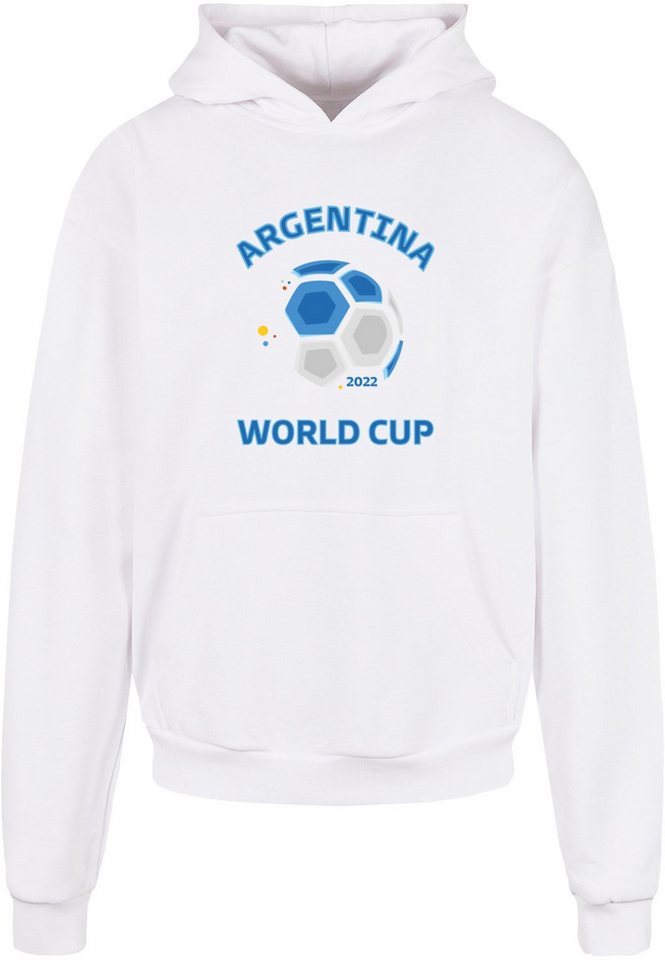 Merchcode Kapuzensweatshirt Merchcode Herren Argentina World Cup Ultra Heavy Hoody (1-tlg) von Merchcode