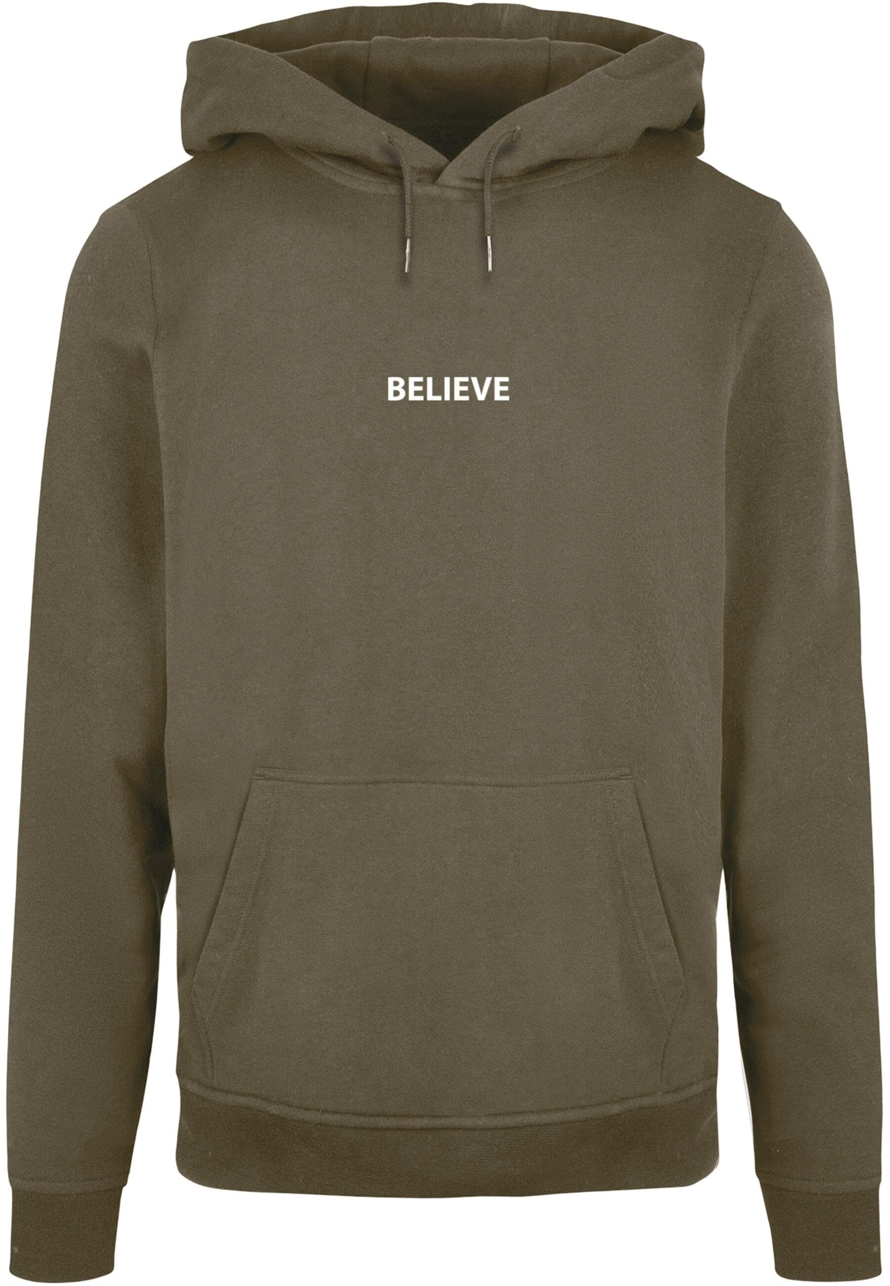 Merchcode Kapuzensweatshirt "Merchcode Herren Believe Front Basic Hoody", (1 tlg.) Merchcode Kapuzensweatshirt "Merchcode Herren Believe Front Basic Hoody", (1 tlg.) von Merchcode