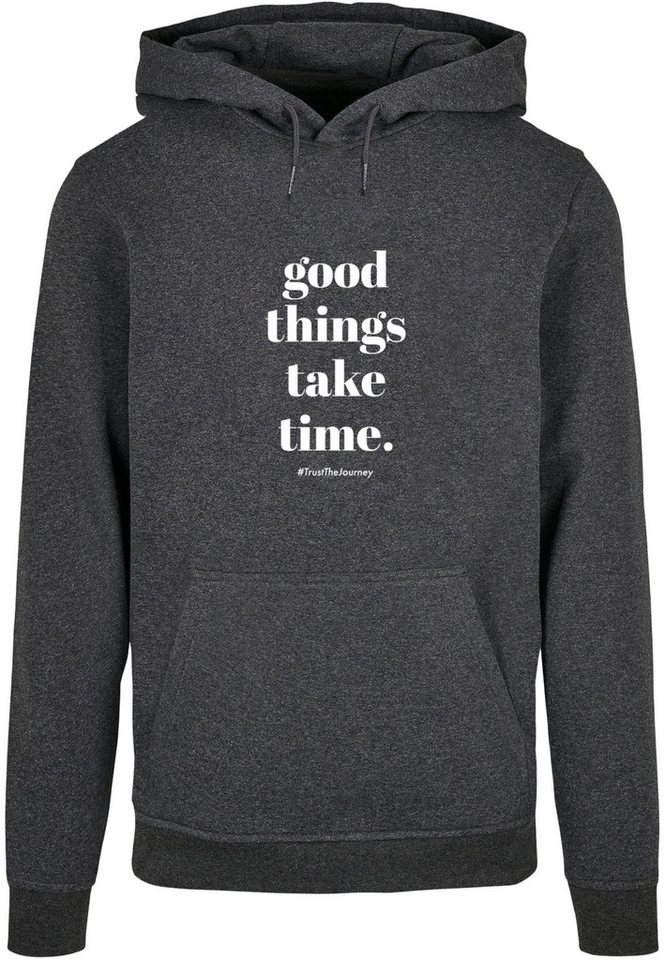Merchcode Kapuzensweatshirt Merchcode Herren Good Things Take Time Basic Hoody (1-tlg) von Merchcode