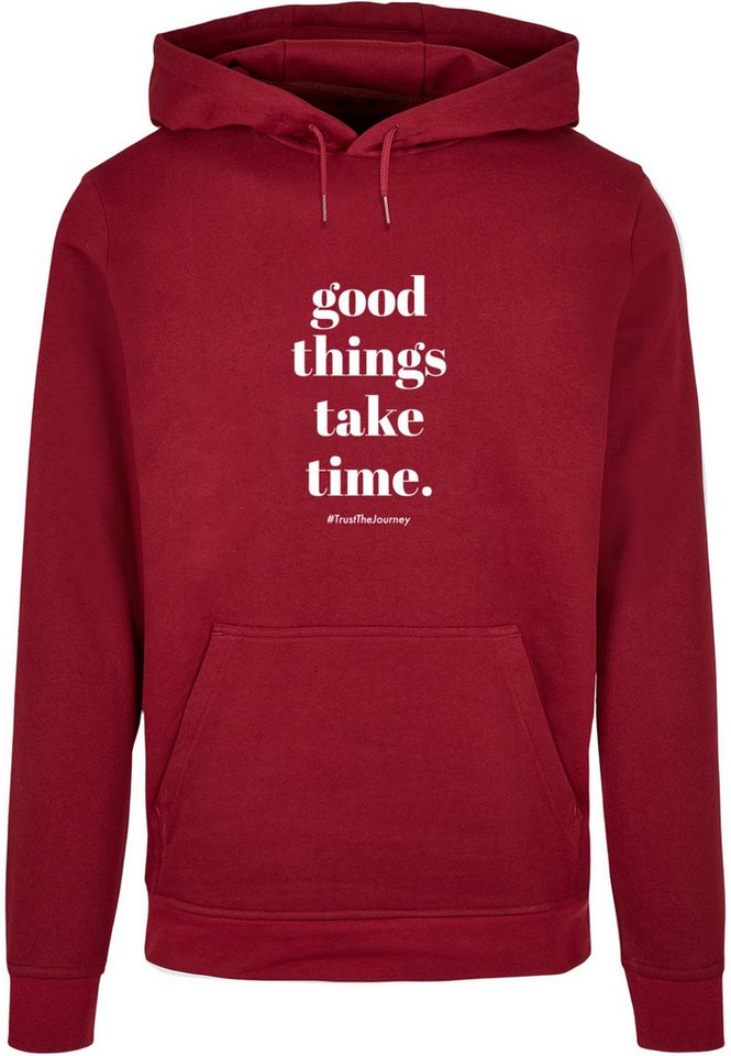 Merchcode Kapuzensweatshirt Merchcode Herren Good Things Take Time Basic Hoody (1-tlg) von Merchcode