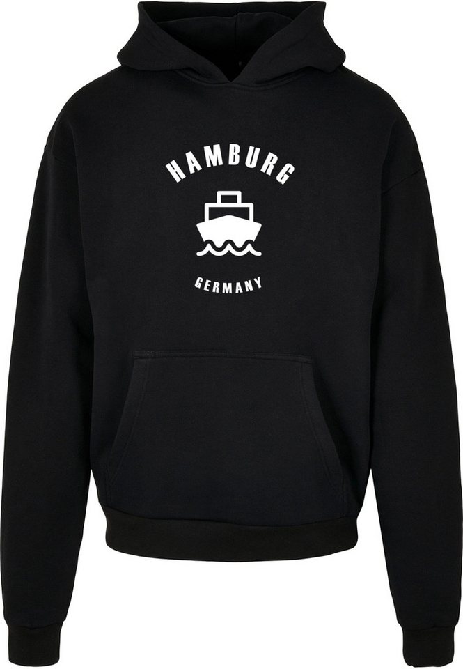 Merchcode Kapuzensweatshirt Merchcode Herren Hamburg X Ultra Heavy Hoody (1-tlg) von Merchcode