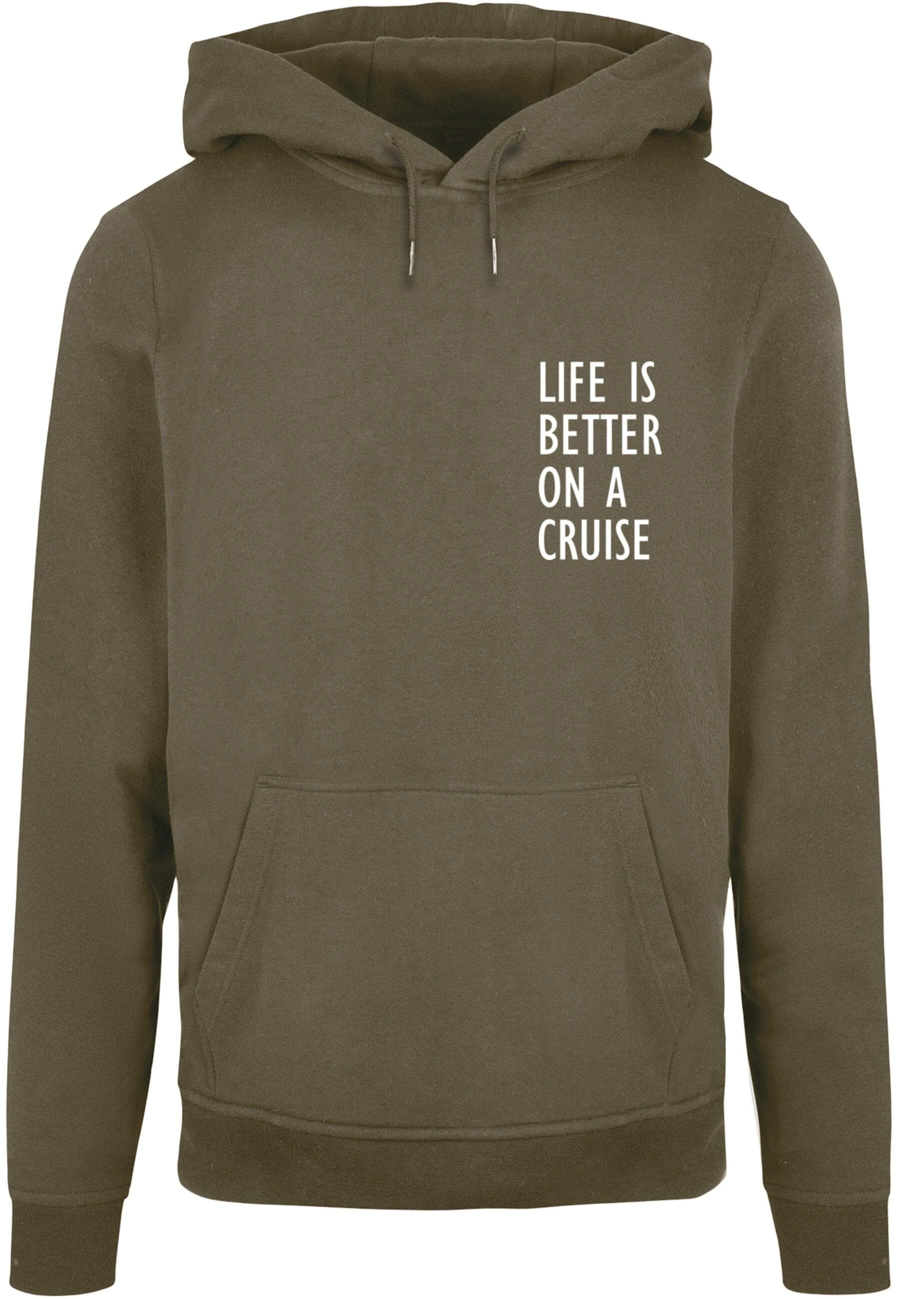 Merchcode Kapuzensweatshirt "Merchcode Herren Life Is Better Basic Hoody", (1 tlg.) Merchcode Kapuzensweatshirt "Merchcode Herren Life Is Better Basic Hoody", (1 tlg.) von Merchcode