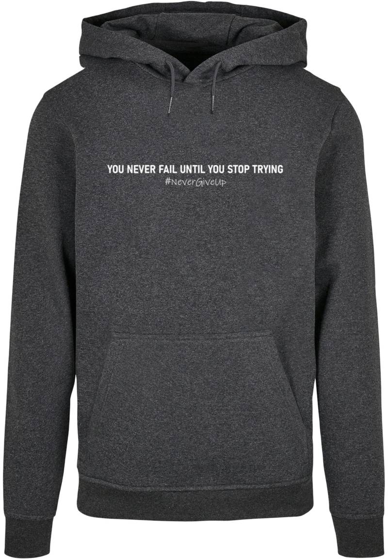 Merchcode Kapuzensweatshirt "Merchcode Herren Never Give Up Basic Hoody", (1 tlg.) von Merchcode