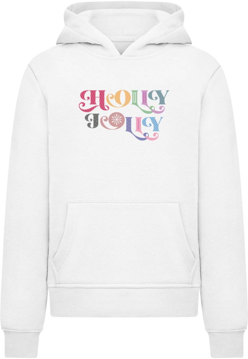 Merchcode Kapuzensweatshirt "Merchcode Kids Christmas Holly Jolly Hoody" 1 Stk. tlg. von Merchcode