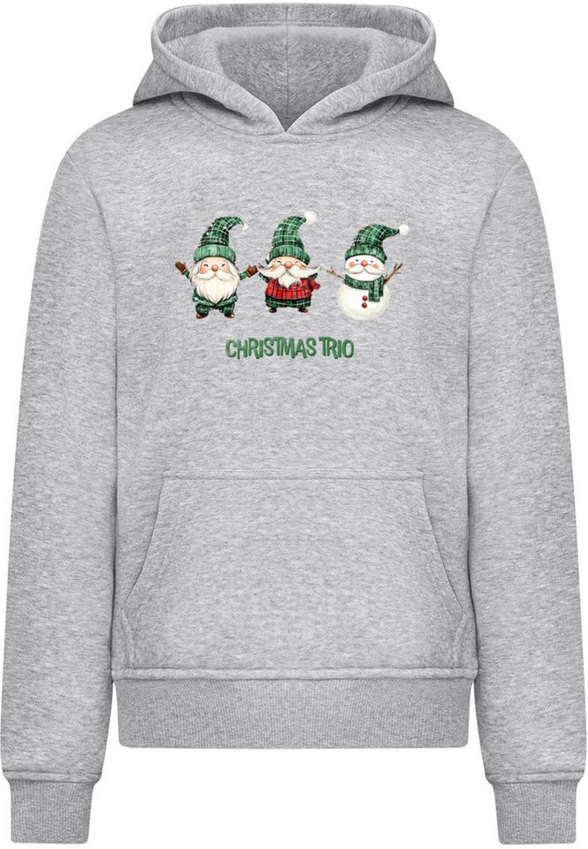 Merchcode Kapuzensweatshirt Merchcode Kids Christmas Santa Trio Hoody (1-tlg) von Merchcode