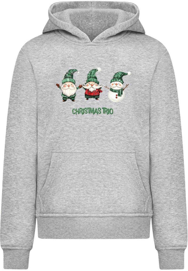 Merchcode Kapuzensweatshirt "Merchcode Kids Christmas Santa Trio Hoody" 1 Stk. tlg. von Merchcode