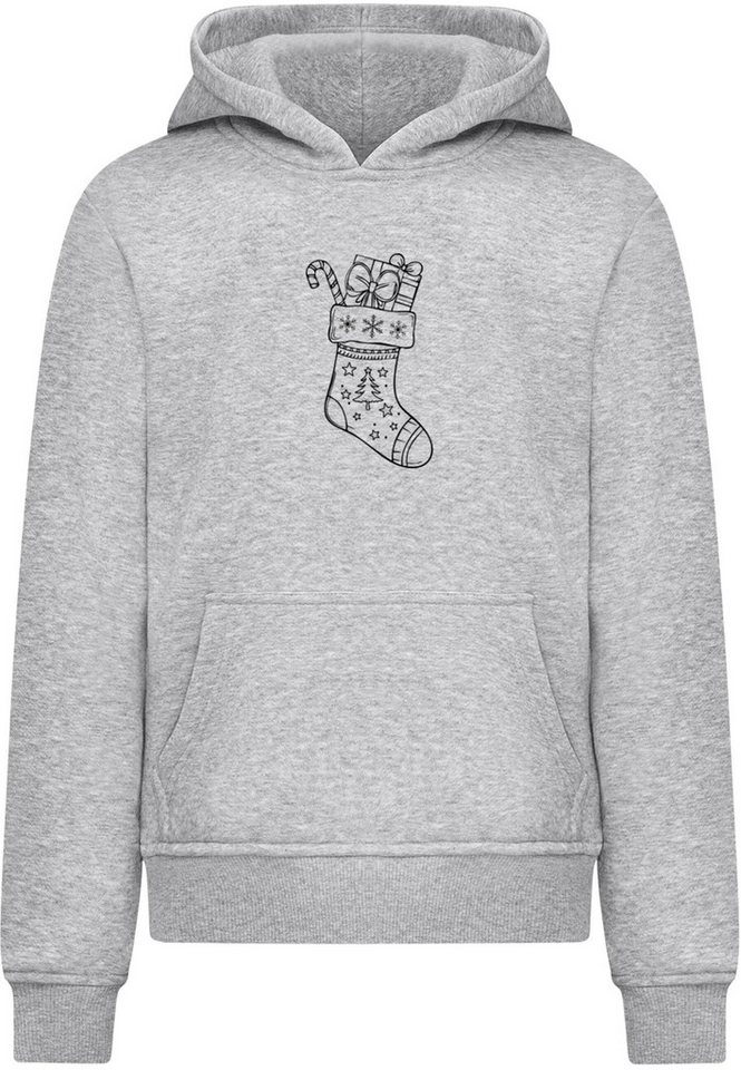 Merchcode Kapuzensweatshirt Merchcode Kids Christmas Socks Hoody (1-tlg) von Merchcode