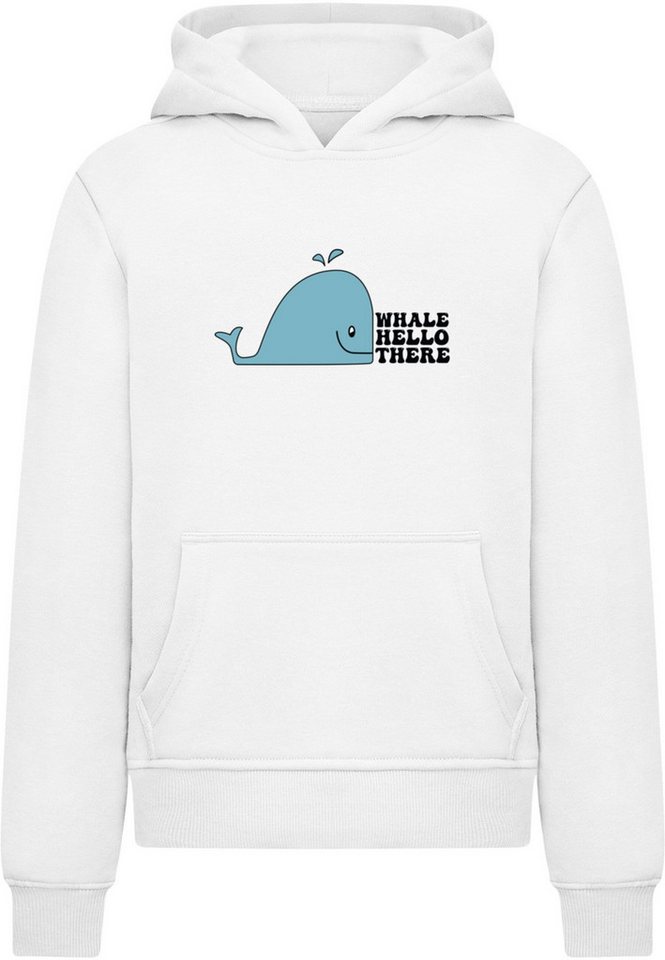 Merchcode Kapuzensweatshirt Merchcode Kids Whale Hello There - Basic Hoody (1-tlg) von Merchcode