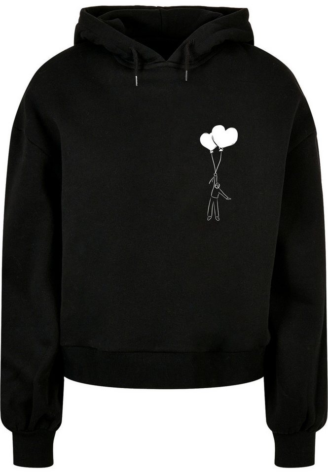 Merchcode Kapuzensweatshirt Merchcode Ladies Love In The Air Organic Oversized Hoody von Merchcode