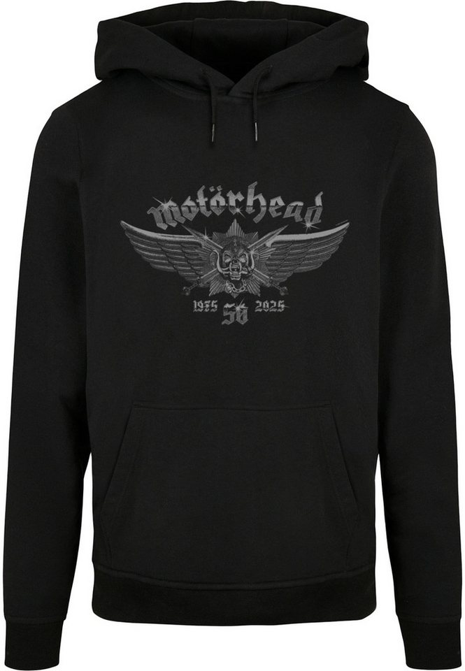 Merchcode Kapuzensweatshirt Merchcode Motorhead - 50th Wings Badge Basic Hoody (1-tlg) von Merchcode