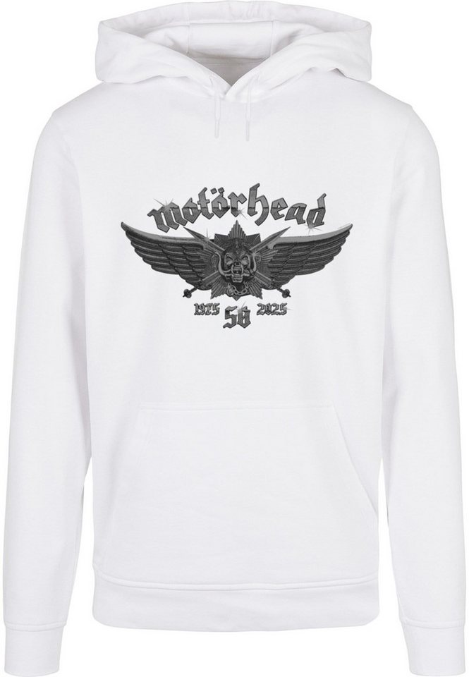 Merchcode Kapuzensweatshirt Merchcode Motorhead - 50th Wings Badge Basic Hoody (1-tlg) von Merchcode