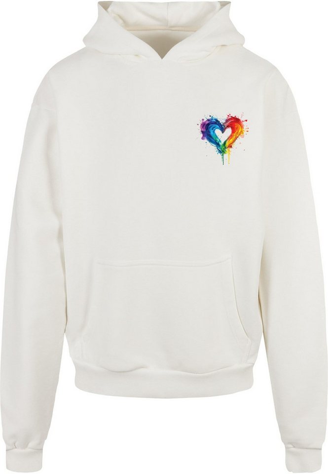 Merchcode Kapuzensweatshirt Merchcode Pride Splash Oversized Hoody (1-tlg) von Merchcode
