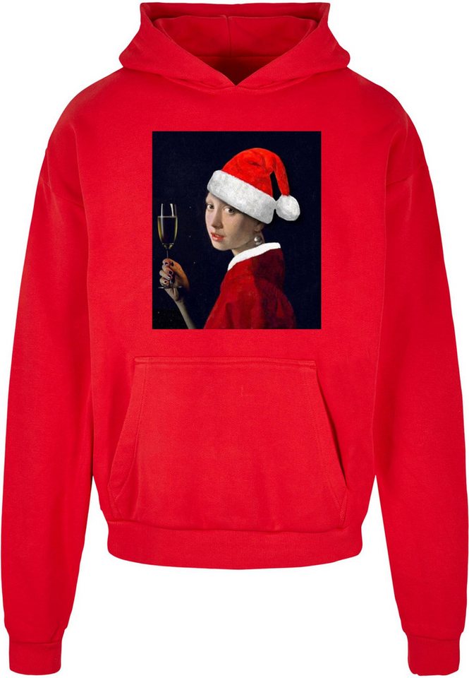 Merchcode Kapuzensweatshirt Merchcode Vermeer - Santa Girl Pearl Earring Ultra Heavy Hoody (1-tlg) von Merchcode