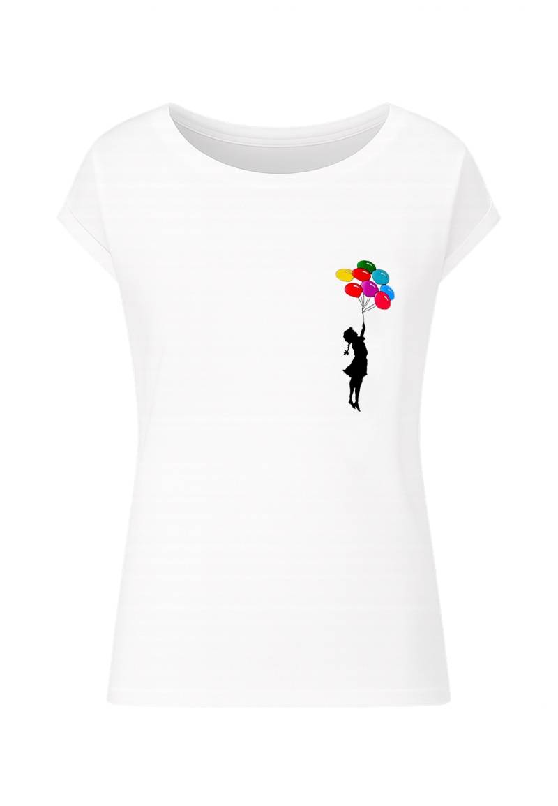 Merchcode Kurzarmshirt "Merchcode Damen Ladies Girl Floating Away T-Shirt" 1 Stk. von Merchcode