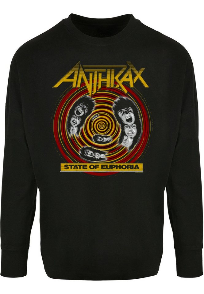 Merchcode Longsleeve Merchcode Herren Anthrax - State Of Euphoria Oversize Longsleeve (1-tlg) von Merchcode