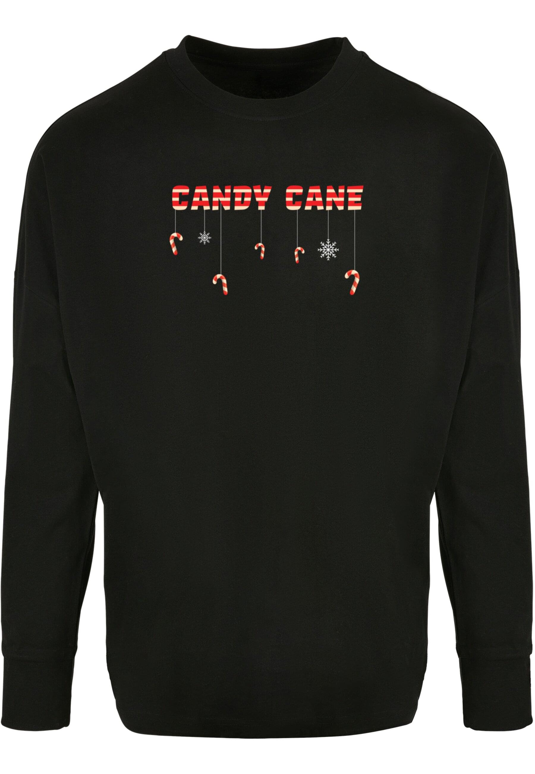 Merchcode Longsleeve "Merchcode Herren Candy Cane Oversized Cut On Sleeve Longsleeve", (1 tlg.) von Merchcode