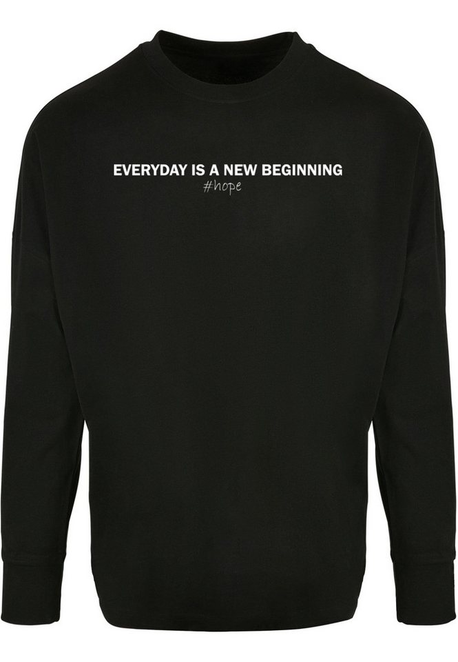 Merchcode Longsleeve Merchcode Herren Hope Oversized Longsleeve (1-tlg) von Merchcode